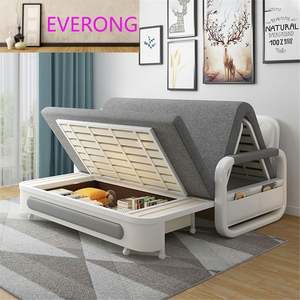 Canapé-lit pliable multifonctionnel et moderne pour petit appartement, avec rangement, à prix abordable - Product Image 3