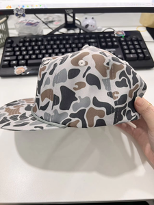 Casquette Snapback à imprimé camouflage, 6 panneaux, réglable, unisexe, style streetwear, casquette de baseball, printemps été, tissu sergé décontracté - Product Image 3