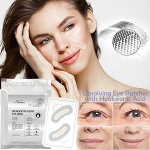 Zs 99% Hyaluronic एसिड और कोलेजन घुलनशील माइक्रोनेडल पैच-आंखों के नीचे मौजूद एंटी-एजिंग माइक्रो डार्ट पैच - Product Image 1