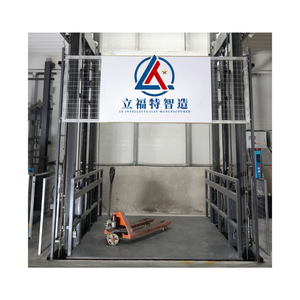 Công nghiệp kho thủy lực dọc hướng dẫn đường sắt hàng hóa thang máy hàng hóa thang máy mini vận chuyển hàng hóa thang máy Nâng Nền tảng - Product Image 2