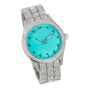 El reloj de pulsera de diamantes más vendido para hombres con banda de acero inoxidable y esfera única a los mejores precios - Product Image 1