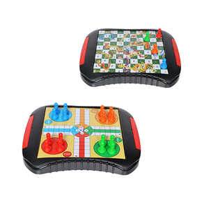EPT Educativo Serpiente <span class=keywords><strong>Escalera</strong></span> Juego <span class=keywords><strong>de</strong></span> Ajedrez <span class=keywords><strong>Serpientes</strong></span> y Escaleras con Ludo Plástico Otros Juguetes para Niños - Product Image 1