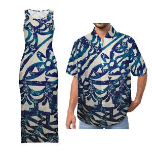 Precio al por mayor de moda Tie-dye estilo tropical Hawaiano Split Tight chaleco <span class=keywords><strong>Cheongsam</strong></span> y camisa de lino de algodón para hombres - Product Image 4