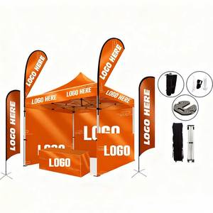 Tenda a Padiglione 3x3 Personalizzata, Gazebo Pieghevole Promozionale con Stampa, Tettoia Pop-Up per Fiere ed Eventi - Product Image 2