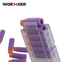 200 Dardos Cortos Gen3+ Stefan de Espuma EVA de Media Longitud para Modificación de Blásteres Nerf Worker