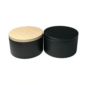 Wholesale 2oz 4oz 6oz 8oz Empty Round <strong>Rose</strong> Gold Matte White Black Seamless Metal Container/jar/can Candle <strong>Tins</strong> - Product Image 3