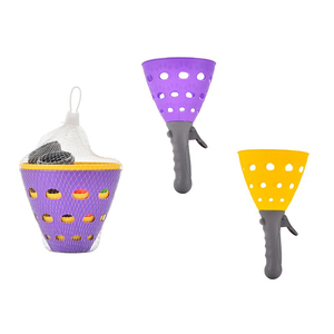 Catch Ball Game Interactive Entrenamiento al aire libre Deportes Lanzador Cestas Juguetes 2 bastidores y 5 bolas - Product Image 5