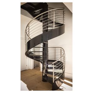<span class=keywords><strong>Escalier</strong></span> <span class=keywords><strong>en</strong></span> colimaçon suspendu moderne, structure <span class=keywords><strong>en</strong></span> acier dissimulée, marches <span class=keywords><strong>en</strong></span> bois massif, <span class=keywords><strong>angle</strong></span> de rotation personnalisé, <span class=keywords><strong>escalier</strong></span> de luxe pour maison - Product Image 1