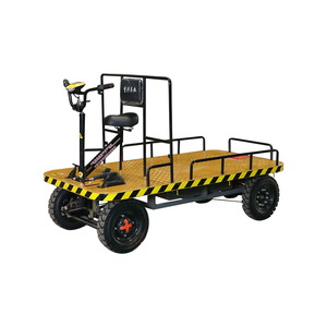 Carro <span class=keywords><strong>de</strong></span> Plataforma Eléctrico <span class=keywords><strong>de</strong></span> 48V con Jaula para Carga, para Logística <span class=keywords><strong>de</strong></span> Almacén, Fábrica, Taller, Manejo <span class=keywords><strong>de</strong></span> Materiales Industriales - Product Image 4