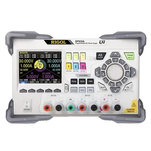 Alimentation linéaire programmable 3 canaux RIGOL DP832 195W, triple sortie 30V 3A 3A avec OVP OCP OTP, fabriquée en Chine continentale - Product Image 1