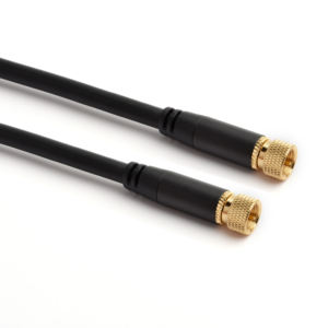 Câble <span class=keywords><strong>coaxial</strong></span> RG6 Connecteur mâle de type F <span class=keywords><strong>Cordon</strong></span> audio vidéo <span class=keywords><strong>numérique</strong></span> à triple blindage plaqué or 15M pour câbles de communication HDTV - Product Image 4
