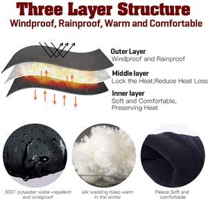 Snowproof Winter Anti-Freeze Extra Thick Warm Muff Stroller <strong>Gloves</strong>, <strong>Waterproof</strong> Fabric Stroller Hand Muff, Windproof Cozy <strong>Gloves</strong> - Product Image 4