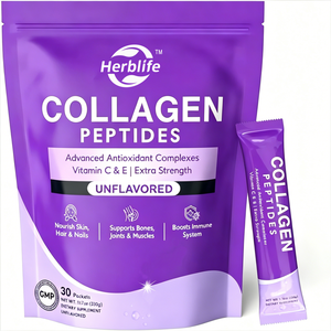Poudre de Collagène Marin Hydrolysé en Sachet, Marque Privée OEM, Vente en Gros Usine, Boisson en Poudre de Collagène en Stick, Produit de Beauté - Product Image 1