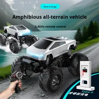 Coches Teledirigidos para Adultos, Coche RC de Alta Velocidad CV-B907, Vehículo Anfibio Impermeable con Control Remoto, Juguete de Escalada con Tracción en las 4 Ruedas para Niños