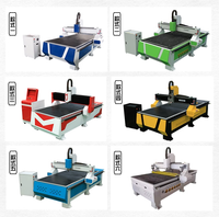 1325 3d bois métal PVC acrylique pierre aluminium travail du bois CNC routeurs rotatif gravure coupe fraisage sculpture Machine
