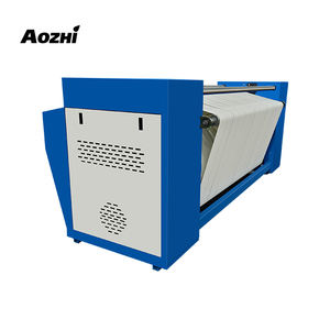 Máquina de lavandería eléctrica <span class=keywords><strong>Industrial</strong></span> AOZHI, prensa plegable de planchado automático de sábanas con 2 rodillos, equipo de lavandería comercial - Product Image 6