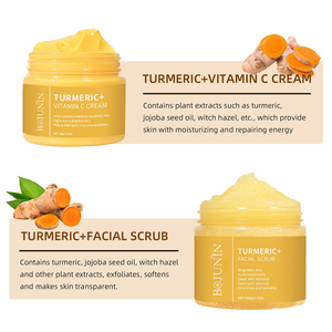 <span class=keywords><strong>Meilleur</strong></span> kit de soin du <span class=keywords><strong>visage</strong></span> à base de plantes hydratant à la vitamine C éclaircissant réparateur blanchissant <span class=keywords><strong>anti</strong></span>-<span class=keywords><strong>âge</strong></span> <span class=keywords><strong>anti</strong></span>-acné au curcuma - Product Image 4