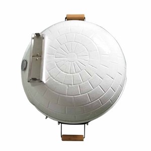 <span class=keywords><strong>Horno</strong></span> de Pizza de Cerámica <span class=keywords><strong>Pequeño</strong></span> de <span class=keywords><strong>Sobremesa</strong></span> XEOLEO de 21 Pulgadas para Interiores y Exteriores, <span class=keywords><strong>Horno</strong></span> de Pizza a Leña con Termómetro - Product Image 3