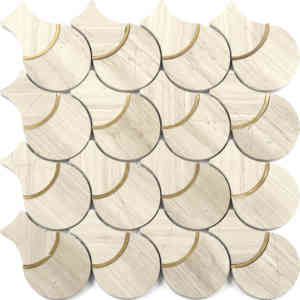 <span class=keywords><strong>Mosaico</strong></span> de <span class=keywords><strong>Piedra</strong></span> <span class=keywords><strong>Natural</strong></span> Estilo Mármol Moderno, Mural de Pared con <span class=keywords><strong>Malla</strong></span> Brillante, Decoración de Pared y Piso para Habitaciones de Hotel - Product Image 5