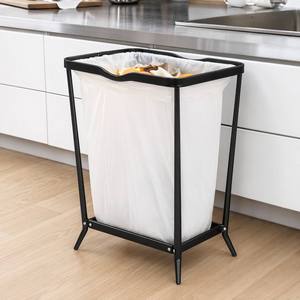 Support de sac à <span class=keywords><strong>feuilles</strong></span> JH-Mech personnalisé pour extérieur, <span class=keywords><strong>rangement</strong></span> facile, support de sac poubelle portable en métal pour extérieur et intérieur - Product Image 3
