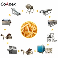 Usine de frites industrielle de moyenne taille pour le traitement rentable des légumes et des céréales, haute capacité