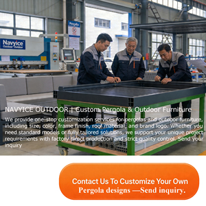 Gazebo para Barbacoa de Acero/Aluminio, para Exteriores, con Estructura de Acero, Techo de Policarbonato de Doble Nivel, con Estantes, PGL2412 - Product Image 6
