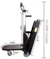 Chariot de manutention pliable en acier pour escalier, chariot électrique monte-escalier avec support OEM