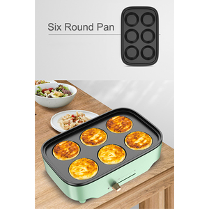 Olla Eléctrica Multifuncional con Perilla de Cristal, Tapa de Vidrio, Antiadherente, para Uso Doméstico y en Hoteles, Compatible con Control Mecánico - Product Image 3