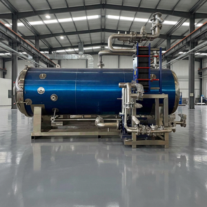 Esterilizador de Alimentos Horizontal de Acero Inoxidable, Retorta 134-135 ° Autoclave de vapor de alta temperatura para la industria láctea y de carnes enlatadas - Product Image 1
