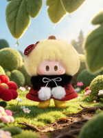 100% Authentique MINISO YOYO Flower Field Puffy Series Tangjiao Plush Blind Box Hanging Ornament, Right Right Sauce