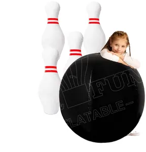 Airfun pazza palla da Bowling gonfiabile, gonfiabile palloncino da Bowling, gigante gonfiabile birilli da Bowling in vendita