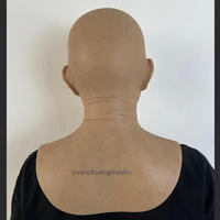 Masques humains réalistes en silicone souple faits à la main en gros, masques pour hommes âgés, élastiques, respirants, réutilisables, pour cosplay, Halloween