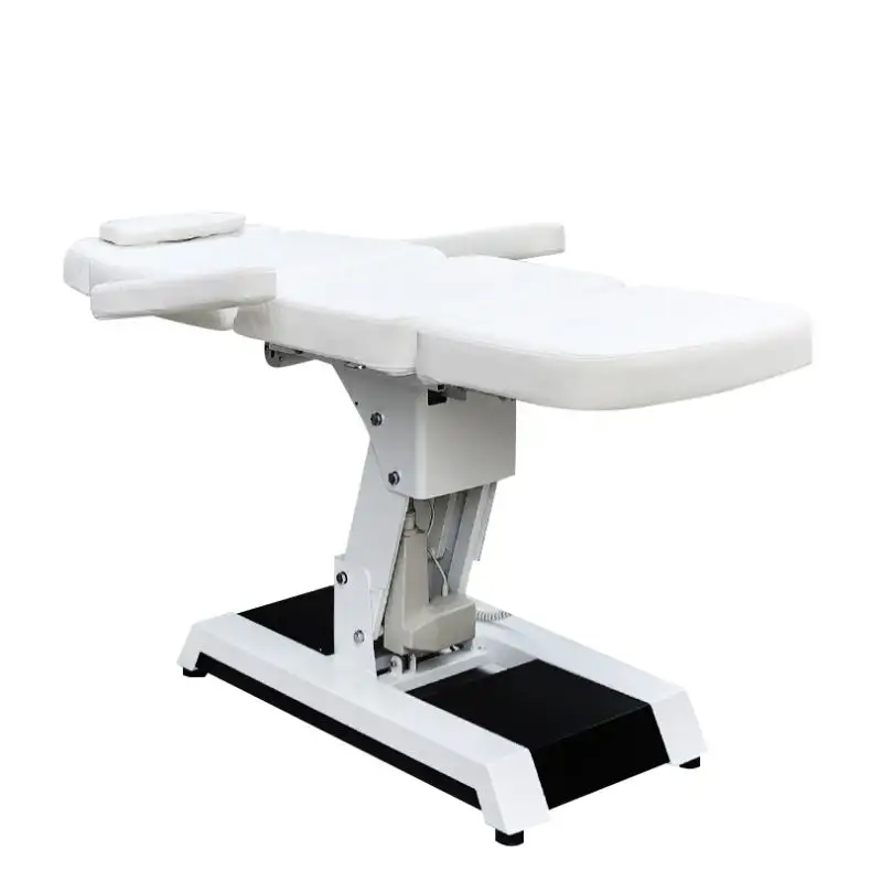 Beauty salon electric Facial bed 4 motor electric massage table hydraulic facial bed