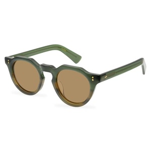 Lunettes <span class=keywords><strong>de</strong></span> soleil polarisées à coutures polygonales pour femmes et hommes, verres optiques UV400 avec montures en acétate blanc - Product Image 6