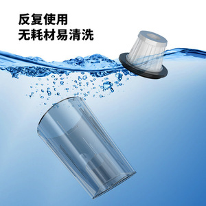 Handheld <b>Vacuum</b> Cleaner HL106 <b>Portable</b> Battery Powered Easy Cleaning Car Dust Remover Mite Remover - Product Image 1