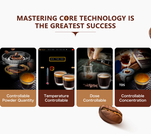 Cafetera Espresso Inteligente Automática con Logotipo Personalizable, 19 Bares de Presión, Prepara Americano, para Hogar, Oficina, Hotel, de Grano a Taza - Product Image 6