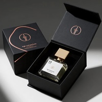 Boîtes magnétiques blanches personnalisées pour flacons de parfum, emballage de luxe pour coffrets cadeaux cosmétiques, encre de soja biodégradable, réutilisable, certifiée FSC