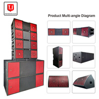 Système de son passif extérieur/intérieur Haut-parleurs Audio Line Array avec subwoofer alimenté et amplificateur intégré Fête de la musique en direct