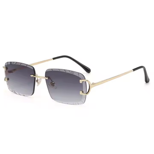 Jessjor 2025 Designer classici <span class=keywords><strong>occhiali</strong></span> <span class=keywords><strong>da</strong></span> <span class=keywords><strong>sole</strong></span> senza montatura taglio diamante di lusso ispirato italia tende <span class=keywords><strong>da</strong></span> <span class=keywords><strong>sole</strong></span> <span class=keywords><strong>400</strong></span> <span class=keywords><strong>UV</strong></span> per uomo donna modello - Product Image 5