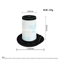 Filtre Hepa adapté pour Rowentas ZR009002 Air Force 460 tout en un Rh92xx Air Force Flex 560 Rh94xx remplacement pour pièces sous vide