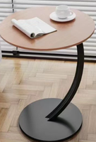 Table d'appoint moderne en bois de noyer, nouvelle arrivée, pour ordinateur portable, avec fonction d'empilage, pour chambre à coucher et salon.
