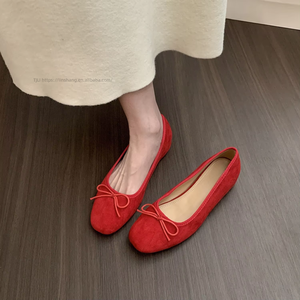 Hot Sale Women's Flats - Elegant Ballet <b>Shoes</b> With <b>Soft</b> Inner Height Increase Bulk Order - Product Image 5
