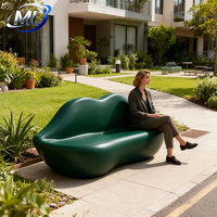 Fauteuils et canapés modernes en fibre de verre, durables et au design créatif sur le thème des lèvres, pour hôtels, centres commerciaux, bureaux, écoles, hôpitaux et usage extérieur