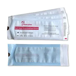 Pochette de stérilisation auto-scellante pour salon de gros sacs de stérilisation pour autoclave dentaire pochette pour outils de dentiste
