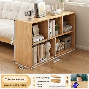Home Bookcase <b>Wall</b>-Mounted <b>Storage</b> Cabinet Living Room <b>Storage</b> Cabinet Balcony <b>Storage</b> Cabinet Combination Grid Cabinet Side - Product Image 6