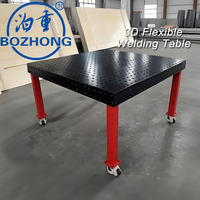 Système de table de soudage flexible 3D D16 D28, plateforme de soudage en acier avec kits de fixation complets pour la fabrication en atelier