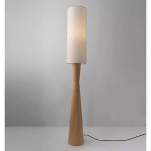 Floor Lamp Walnut Wood Led <b>Light</b> Home Living Room Bedroom Hotel Minimalist Design - Product Image 3