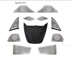 Couverture <span class=keywords><strong>de</strong></span> haut-parleur <span class=keywords><strong>de</strong></span> <span class=keywords><strong>porte</strong></span> avec éclairage d'ambiance intérieur décoratif synchronisé et coloré 12V pour <span class=keywords><strong>BMW</strong></span> Série 5 G38 2018+ Garniture spéciale - Product Image 5