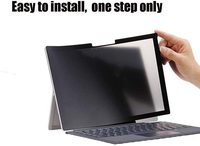 Mudah Nyala/mati bingkai perekat dapat dicuci antisilau Filter layar privasi Laptop untuk Microsoft Surface Go 1/2/3