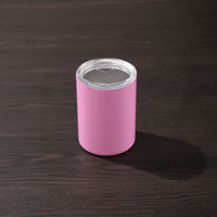 Offre Spéciale – Mini-gobelet Macaron Couleur Unie en Acier Inoxydable à Double Paroi Isotherme avec Couvercle
